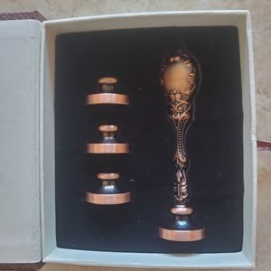 Wax seal stamp set, 4 stamps included, NEW